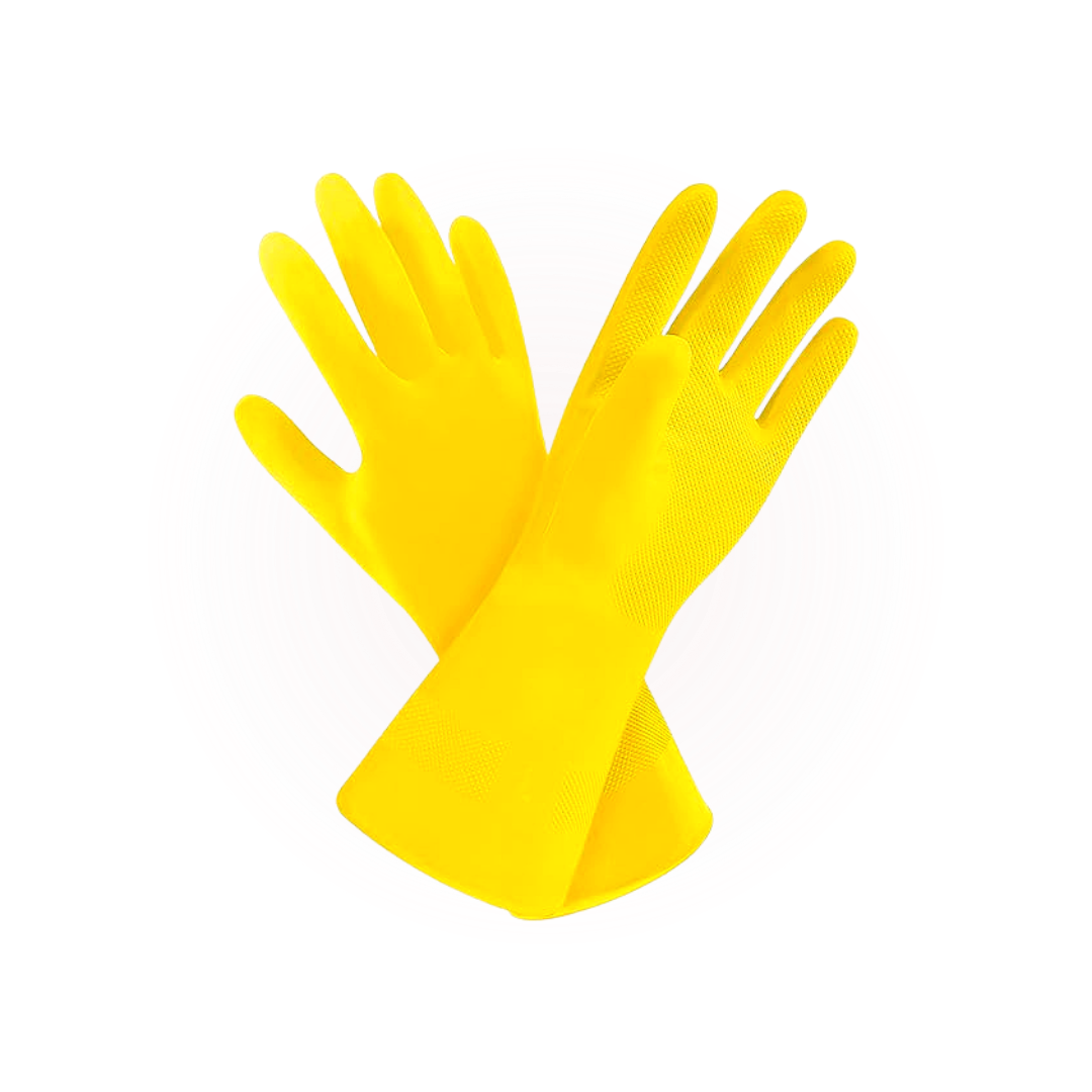 Yellow Dishwashing Gloves