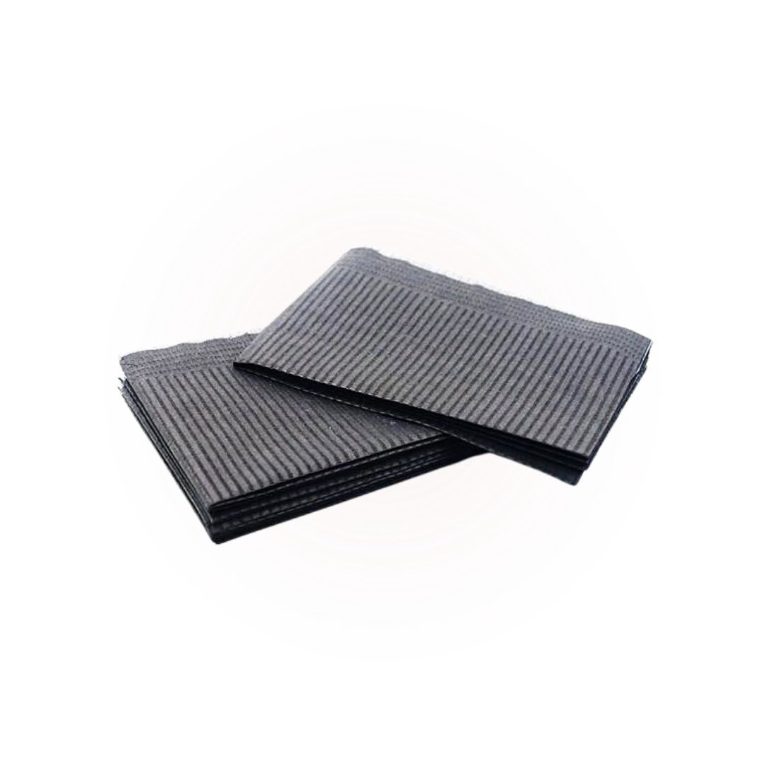 Black Dental Bibs (500 Bibs/case)