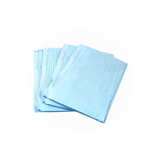 Blue Dental Bibs (500 Bibs/case)