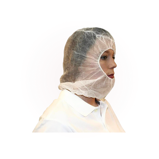 White Balaclava Hood Covers