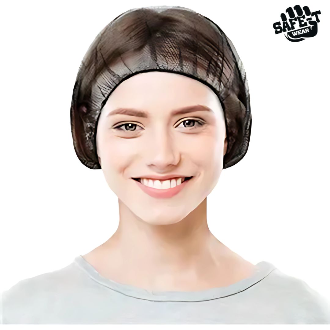 Nylon Black Hair Nets - Safe-T Wear - AGMD Group