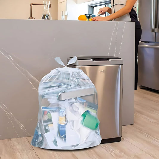 Garbage Bags Clear 26 x 36 - EcoFlex - AGMD Group