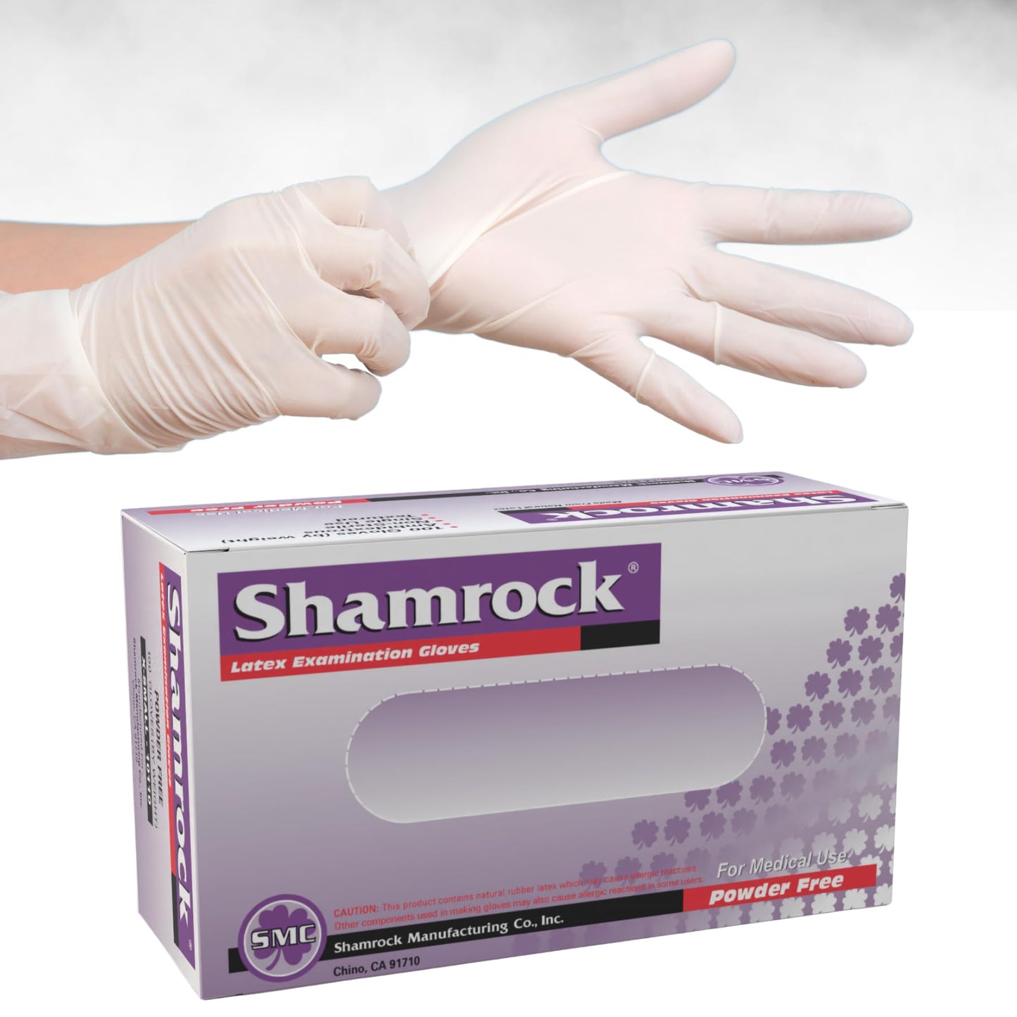 Shamrock Latex Examination Gloves - AGMD Group