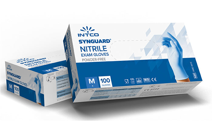 Synmax Nitrile Exam Gloves – Blue - AGMD Group
