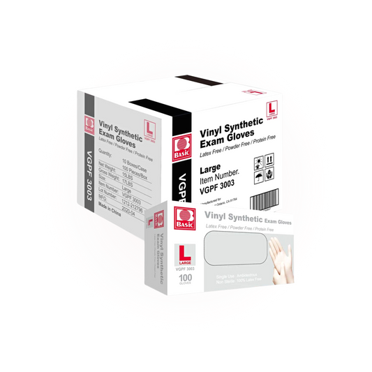 Intco Basic Vinyl Examination Gloves (1000 Gloves/Case) - AGMD Group