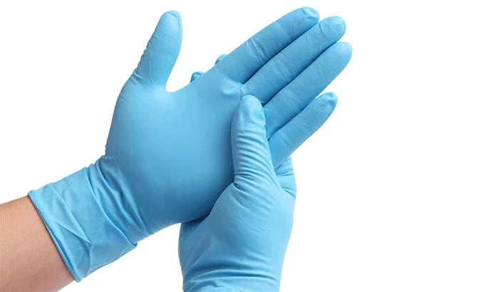 *need box pic Synguard 6 mil 12" Extended Cuff Nitrile Examination Gloves - AGMD Group