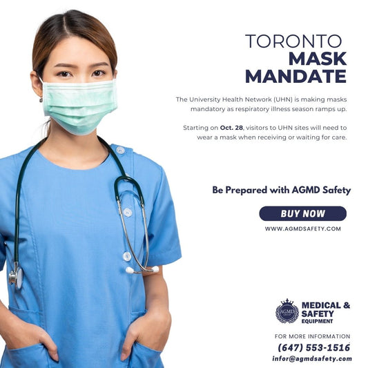 Toronto Hospitals Reinstates Mask Mandate: Prepare with AGMD Safety