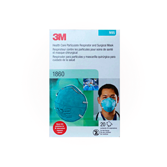3M 1860 Particulate Healthcare Respirator N95 Mask 