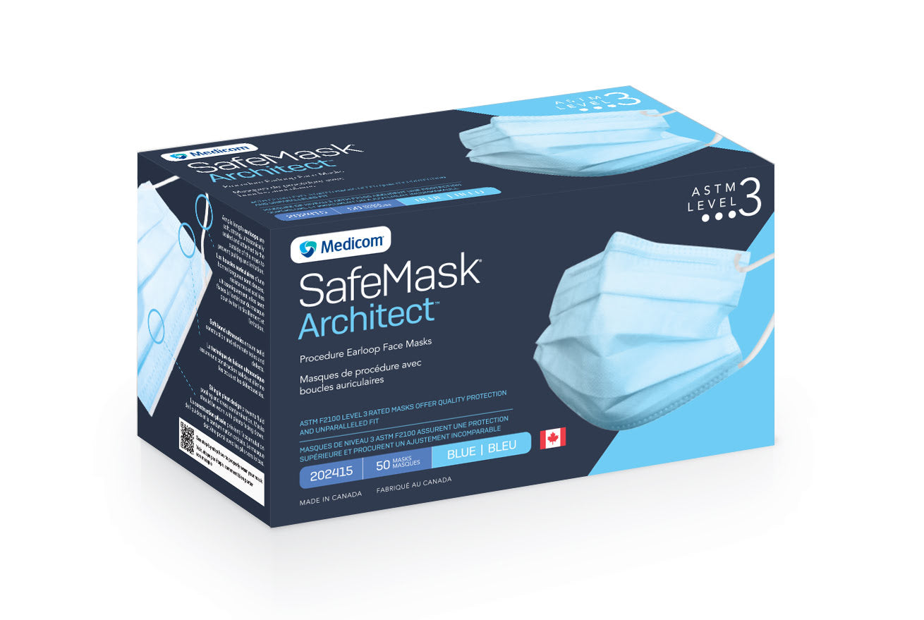 Medicom Architect Disposable 3-Ply Mask | ASTM Level 3 - AGMD Group