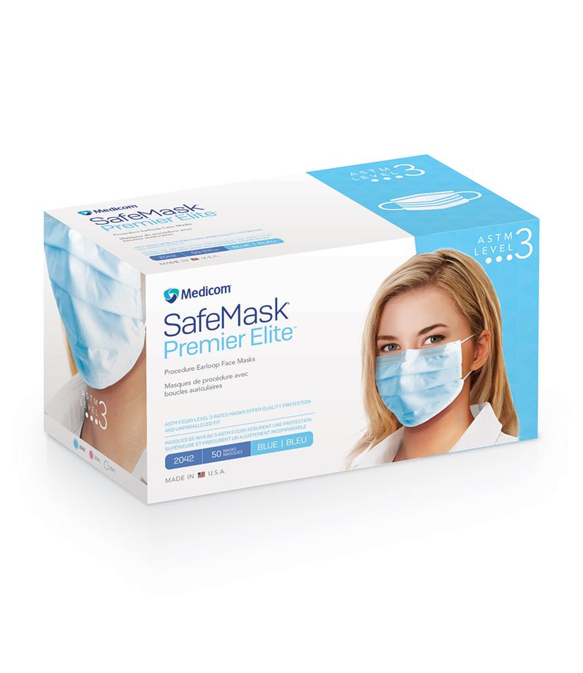 Medicom Safe Mask Disposable 3-Ply Mask | ASTM Level 3 - AGMD Group