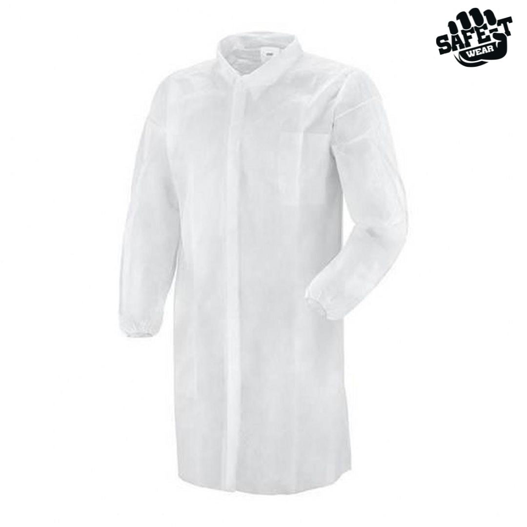 PP Lab Coats White  - Safe-T Wear