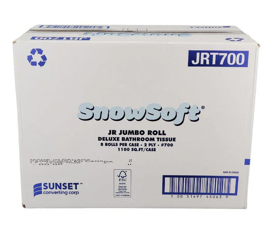 Snow Soft White 2-Ply 700 Ft. Jumbo Roll Bath Tissues