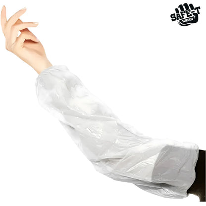 White Poly Sleeves - Safe-T Wear