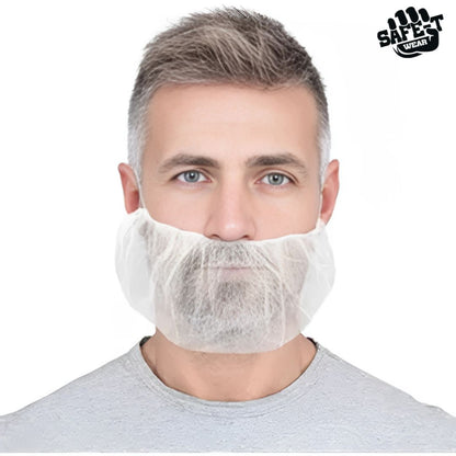 Beard Nets (White) - Safe-T Wear