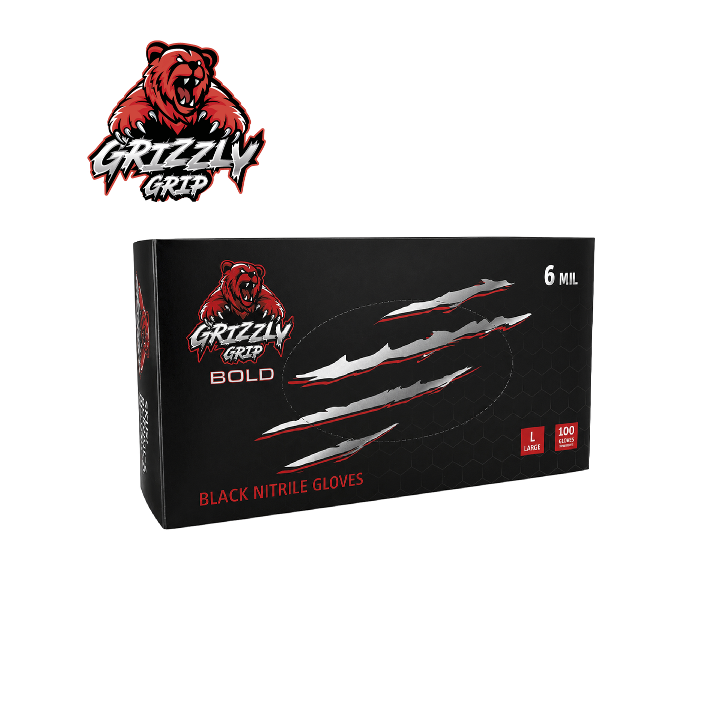Grizzly Grip 6 mil Nitrile Gloves