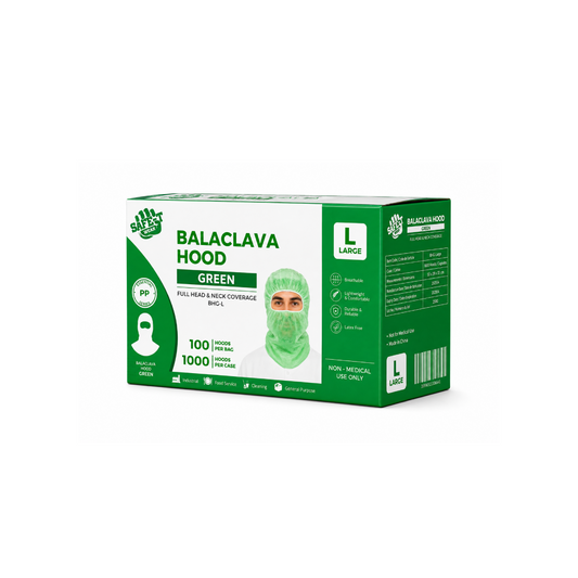 Safe-T Wear Green L Balaclava Hood