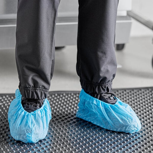 Safe-T Wear Shoe Covers – Anti-Skid Blue (Universal Size) - Case of 1000 Pcs - AGMD Group