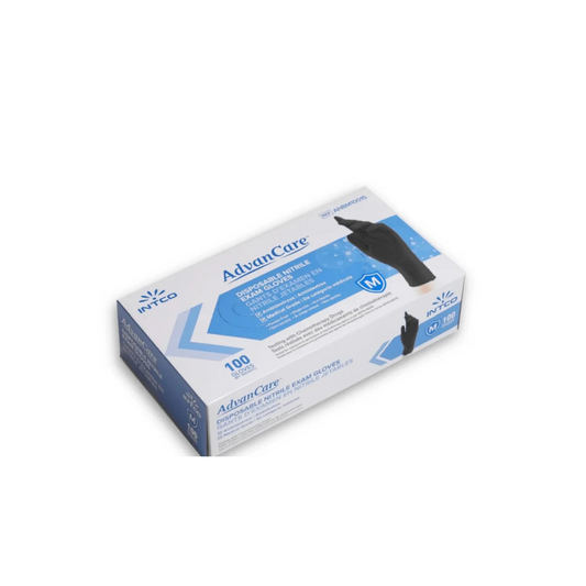 Advancare 4 mil Nitrile Exam Gloves