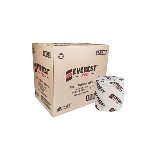 Everest Pro Standard White 2-Ply Toilet Paper