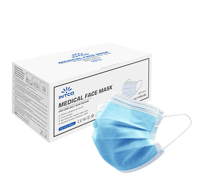 Intco Disposable 3-Ply Mask | ASTM Level 3 - AGMD Group