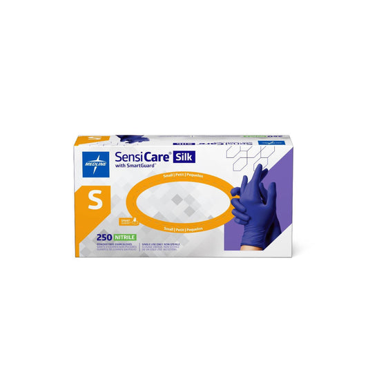 Medline Sensicare 3 mil Silk Nitrile Exam Gloves - AGMD Group