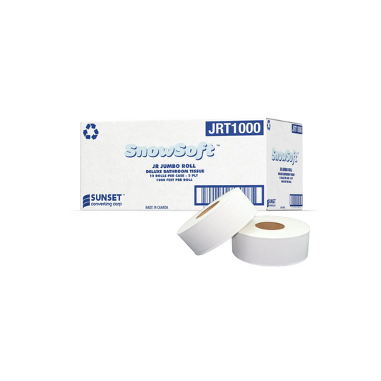 Snow Soft White 2-Ply 1000 Ft. Jumbo Roll Tissue