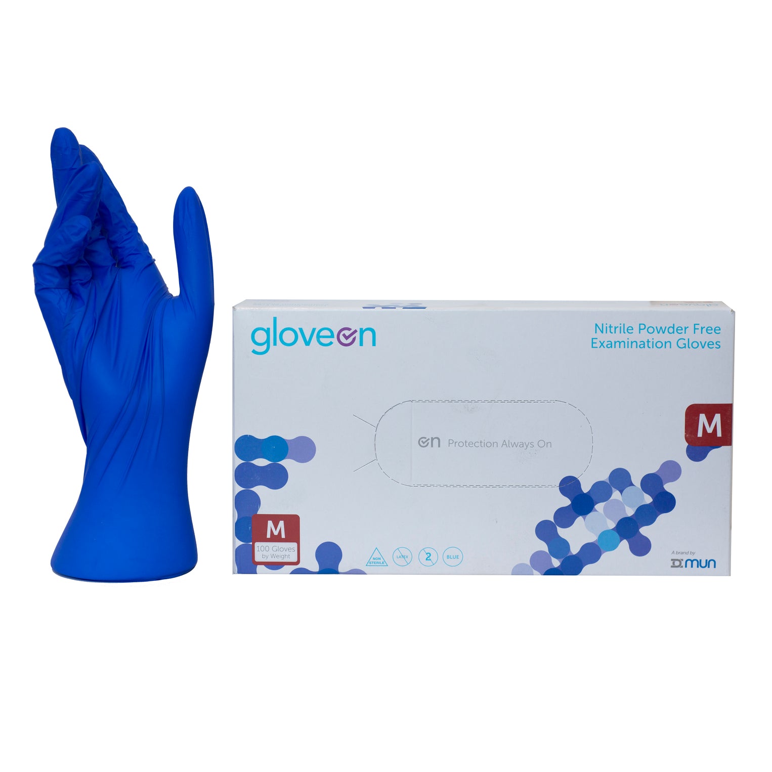 GloveOn Nitrile Examination Gloves (100 Gloves/Box) - AGMD Group