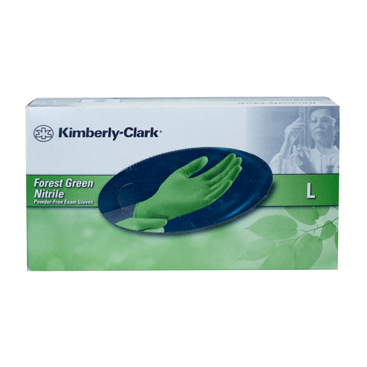 Kimberly Clark Forest Green Nitrile Examination Gloves (200 Gloves/Box) - AGMD Group